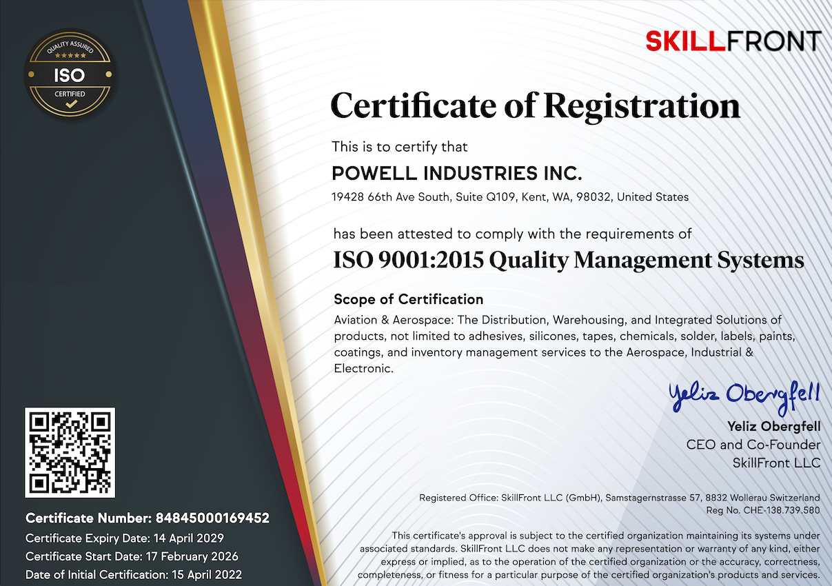 ISO Certification