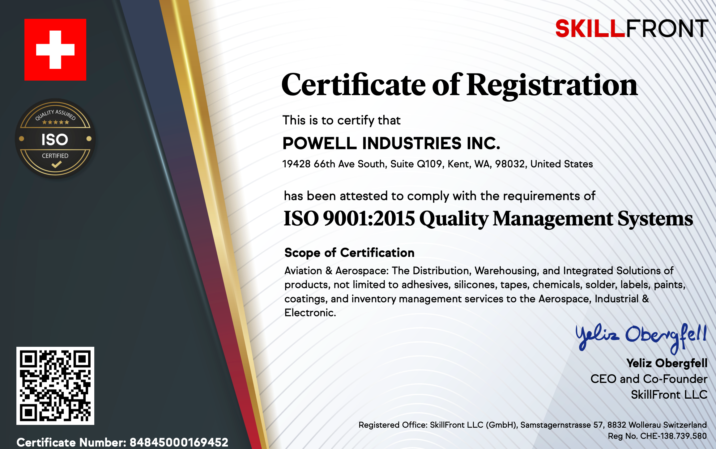 ISO Certification