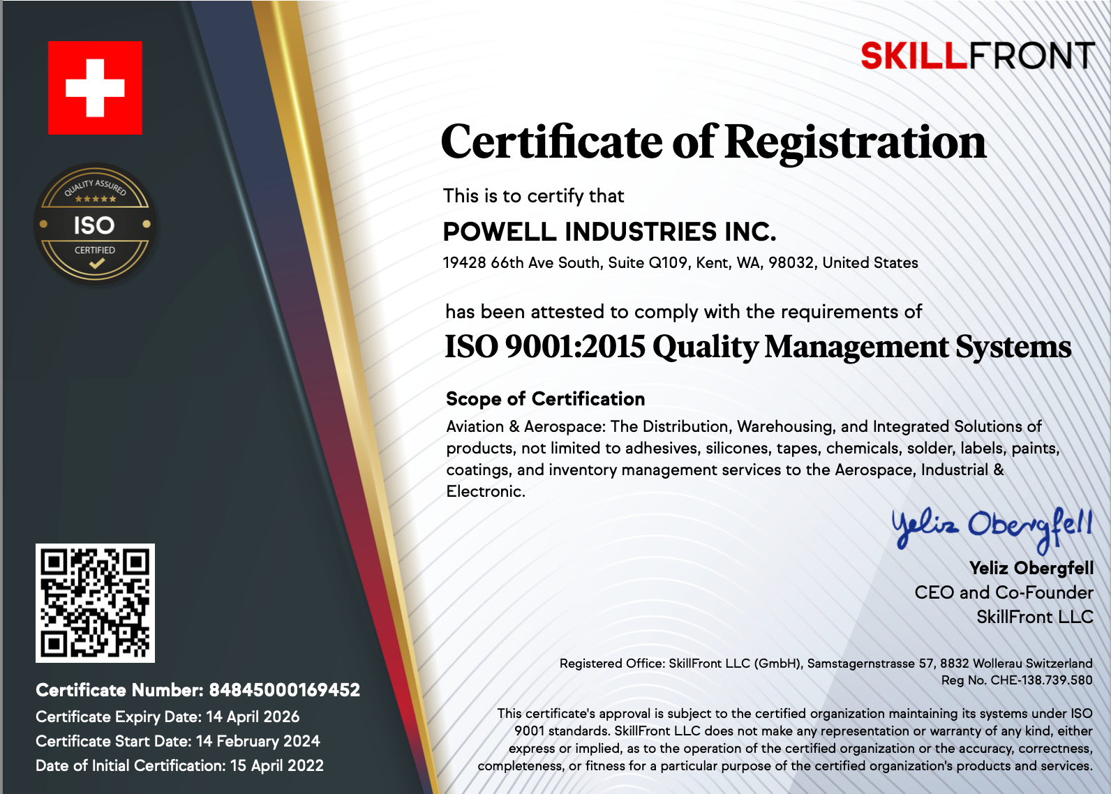 ISO Certification