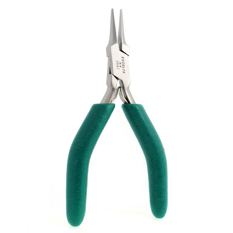 Excelta - Needle Nose Plier, Smooth Jaw, ESD, 4 1/2' OAL