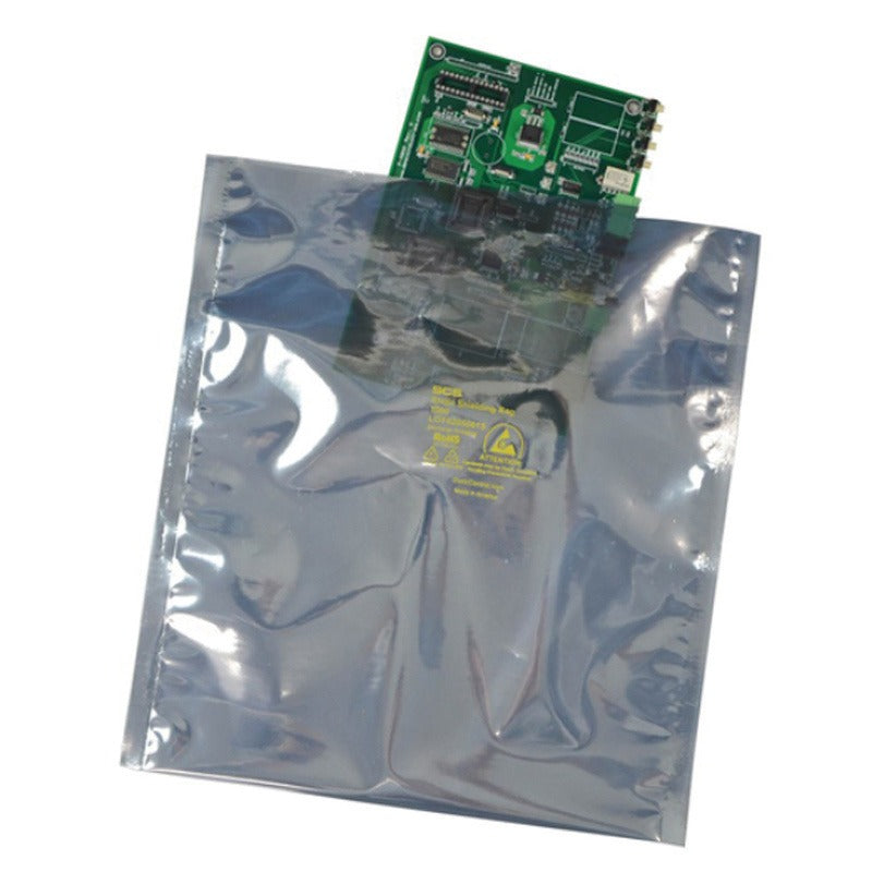 1000 Series Metal-In Static Shield Bag, 3" x 10", 100 EA