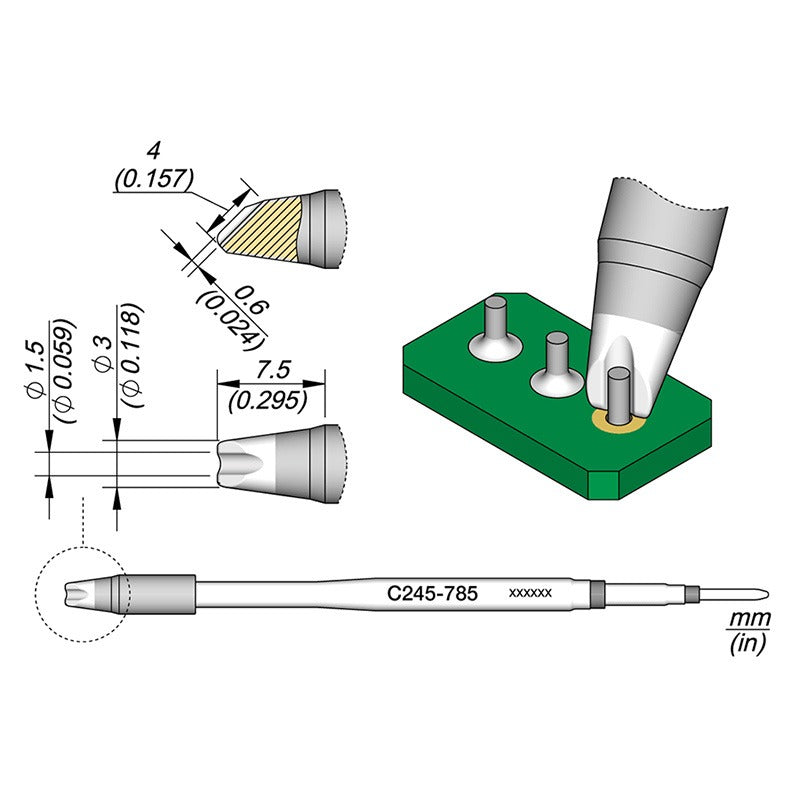 JBC Cartridge Pin/Connector Ø1,5