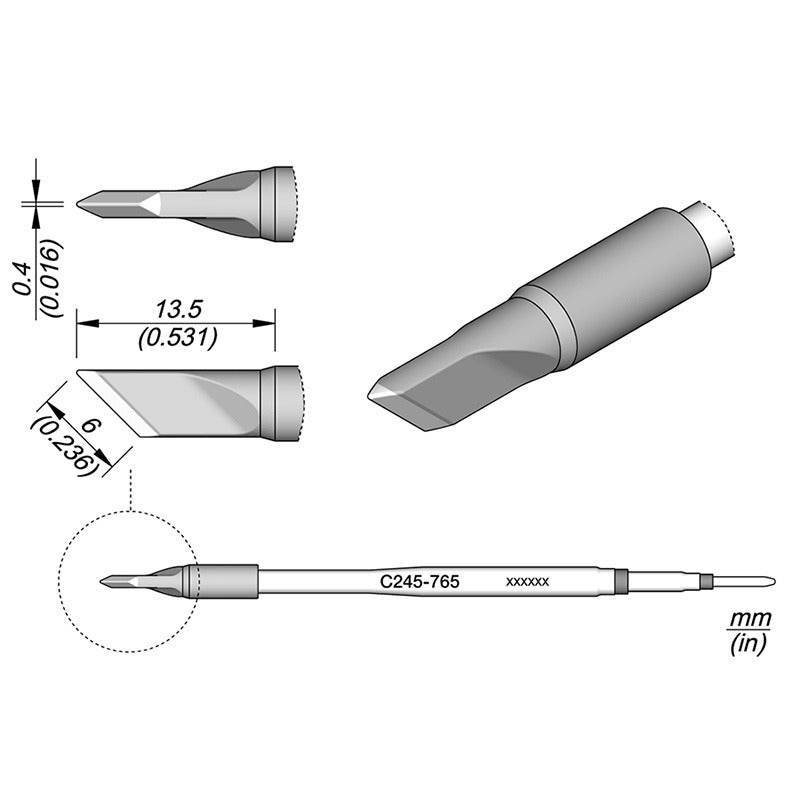 Cartridge Knife  6,0x0,4 S1..