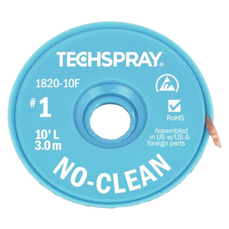 No Clean Solder Wick 10ft (25)