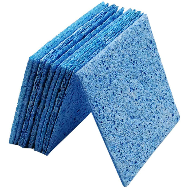 ICS BLUE Lead Free Compressed Sponge 2-5/8 x 2-5/6 x 1'  BLUE