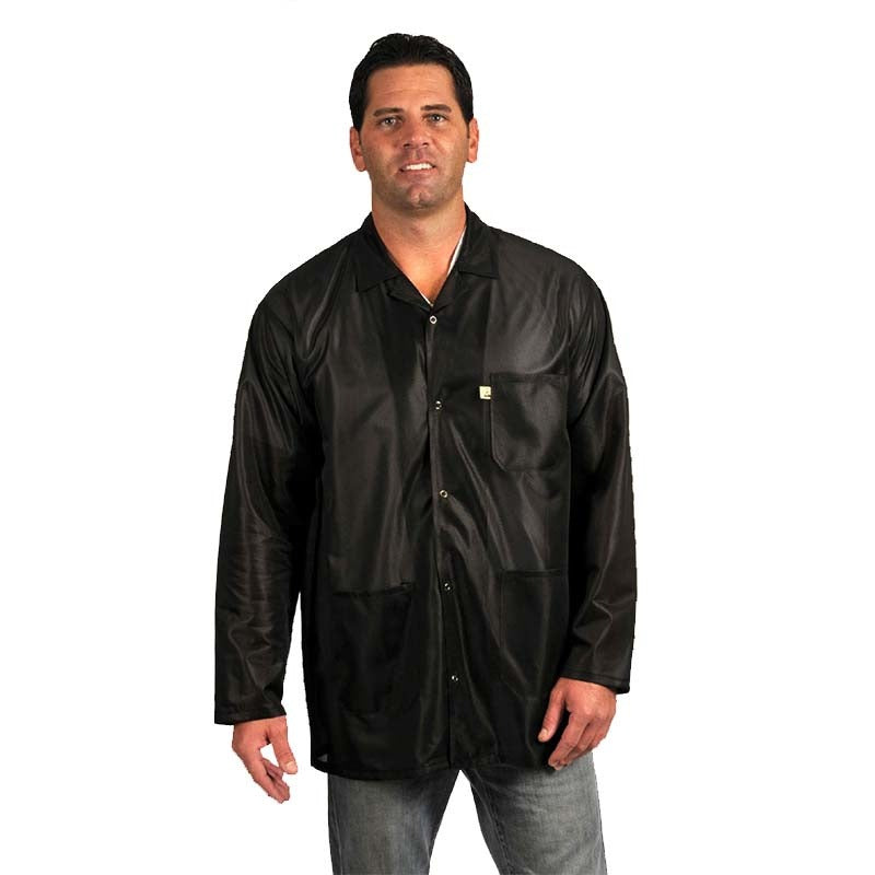 Tech Wear Black Anti-static jacket 4XL.