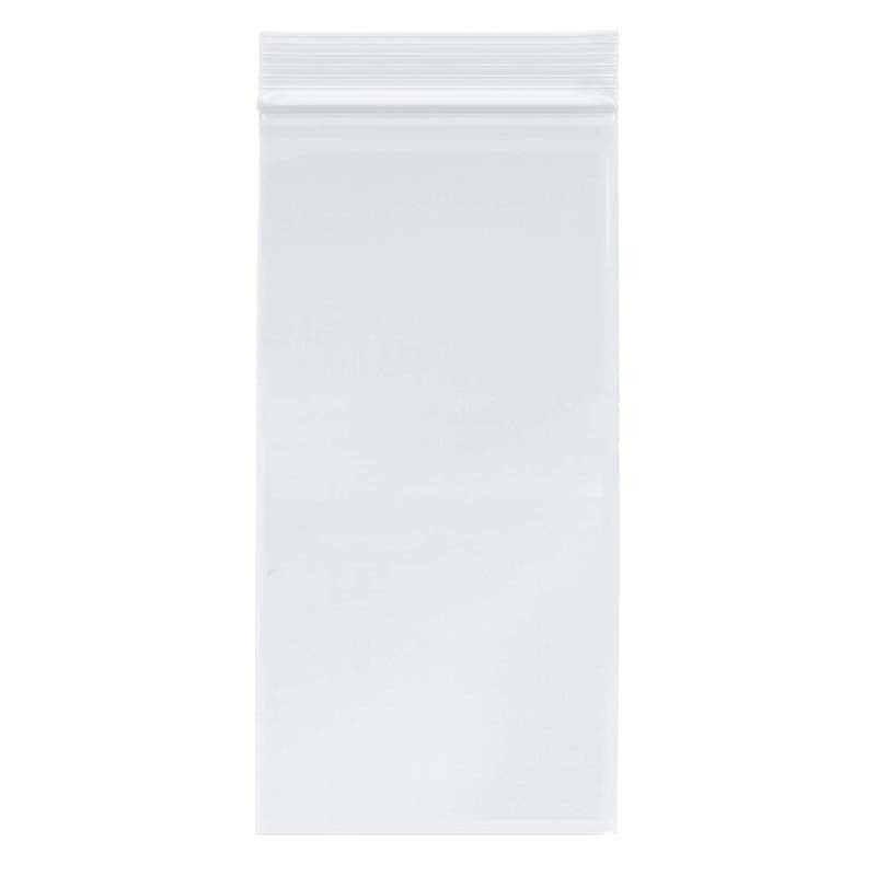 GP BAG PLASTIC CLR ZIP LOCK 2 MIL 4IN X 8IN (1000 count)