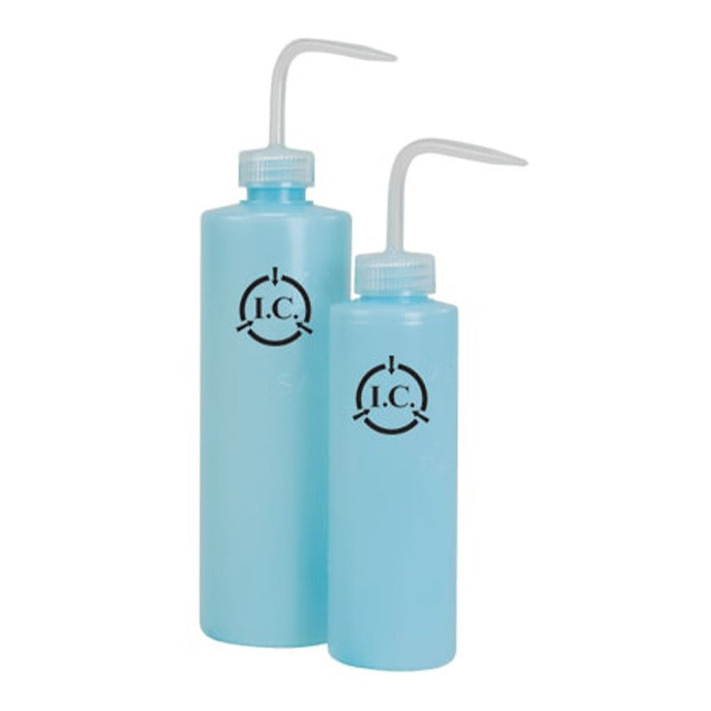 R&R Lotion - 8oz Blue Dissipative Wash Bottle - with curved spout