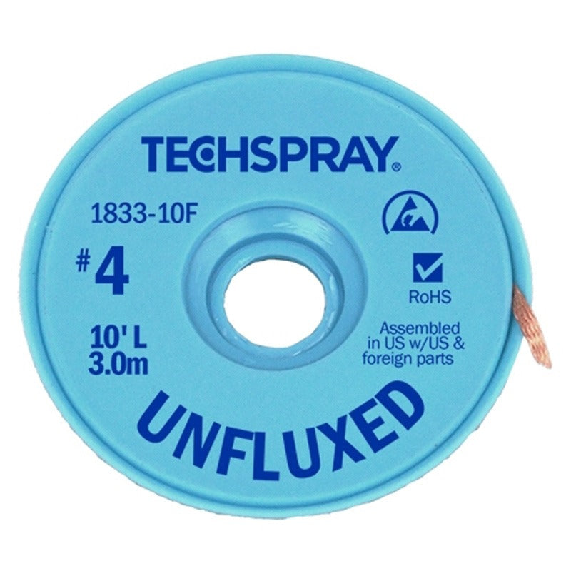 Techspray Water Soluble #4 Braid , Unfluxed