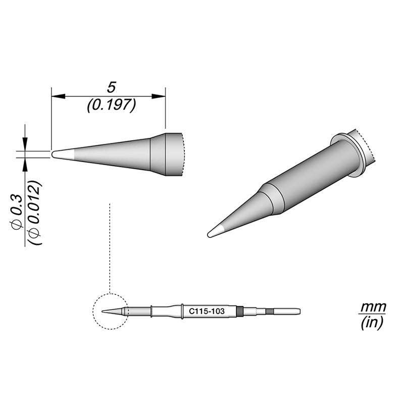 Cartridge Conical Ø0,3 S1..