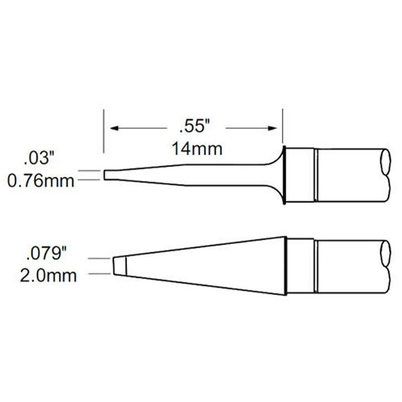 Metcal Tweezer Cartridge Blade Pair