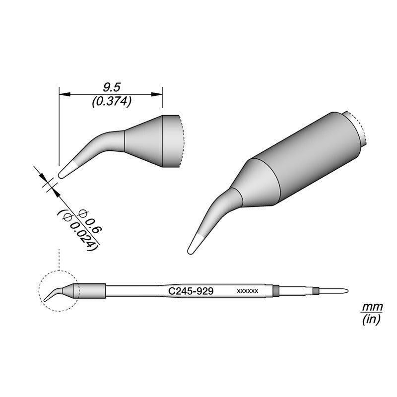 Cartridge Bent Ø0,6..