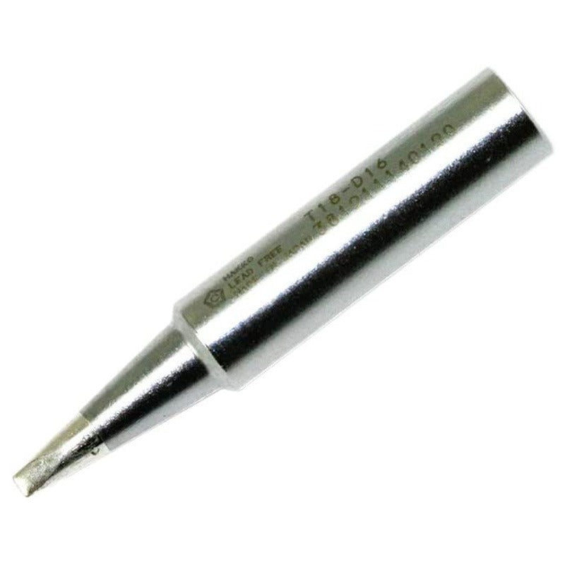 Hakko T18 Series Chiseled Soldering Tip, 1.60mm for FX-8801 Iron