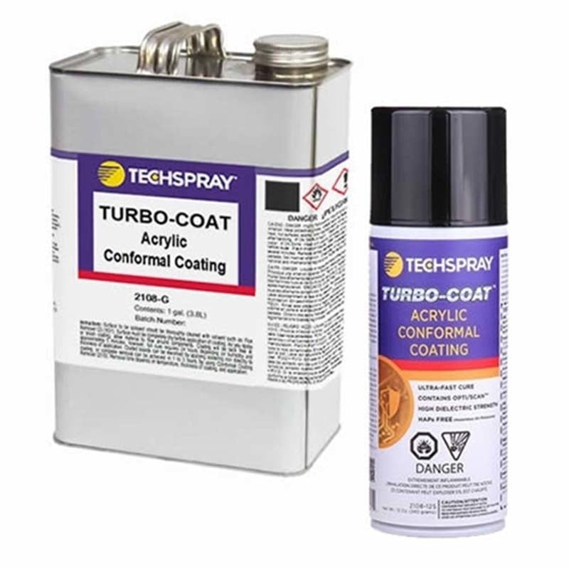 TechSpray Turbo-Coat Acrylic Conformal Coating Min 12 per order