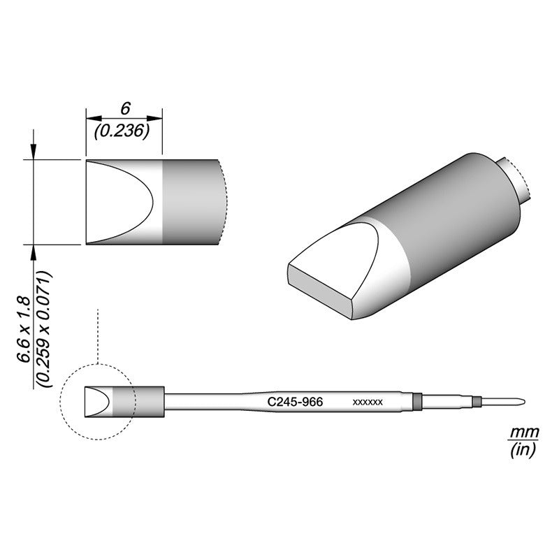 JBC Tip ( New Part # C245-966)