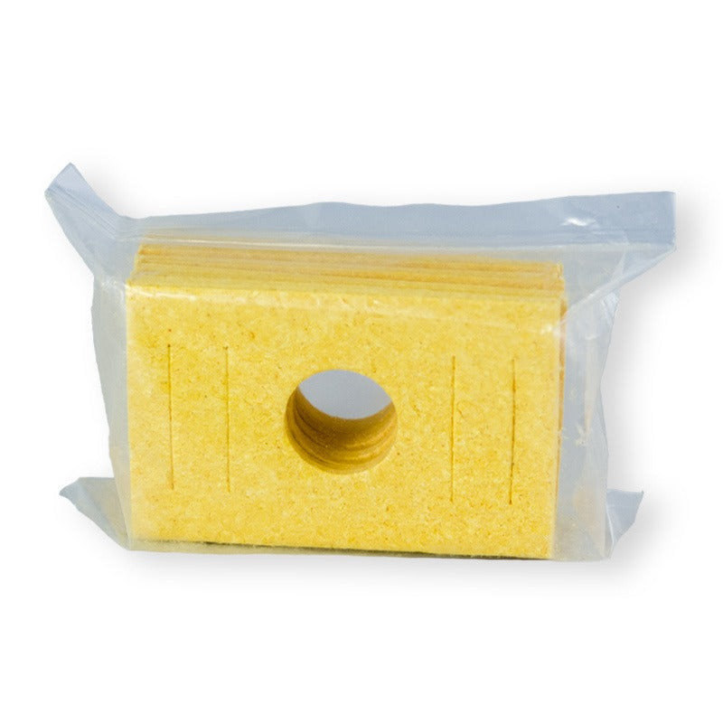 ICS Sponge 2"W x 3"L x 1"D w/1" hole SLOTTED PER EACH