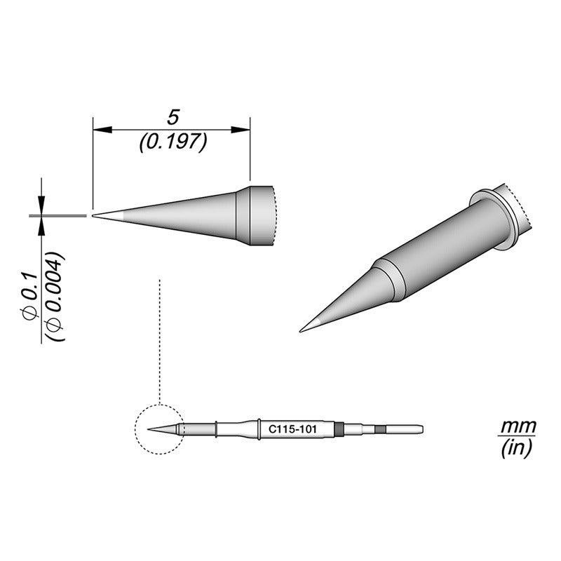 Cartridge Conical Ø0,1..