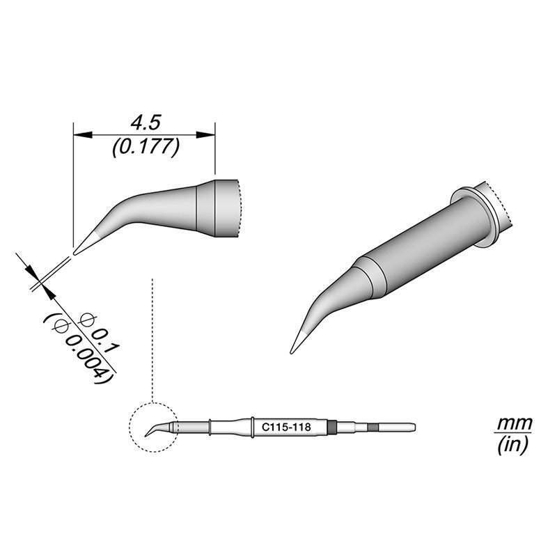 Cartridge Bent Ø0,1..