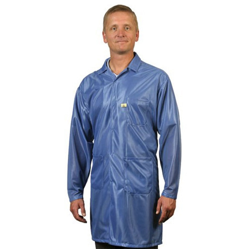 Tech Wear - Traditional Blue Lab Coat - No Cuff - Small