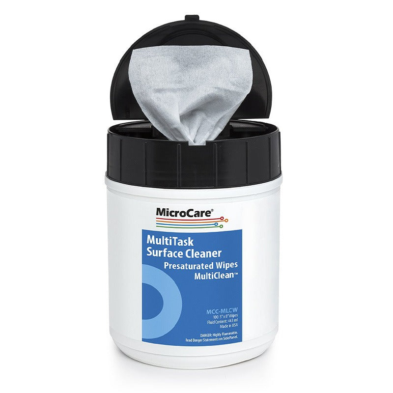 Micro Care Presaturated Wipes Multi-Clean 100 wipes/tub