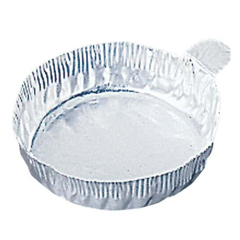 Weighing Dish, Aluminum Foil, 70mm, finger tab handle on the rim, pack of 100...