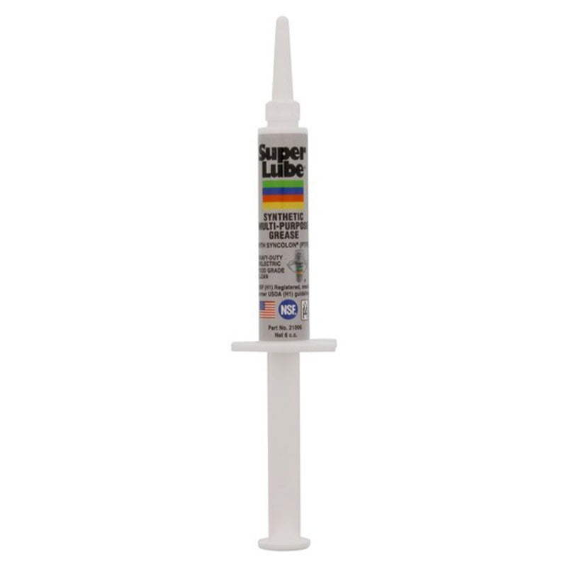 Super Lube Synthetic Grease With PTFE Teflon 21006 6cc Syringe