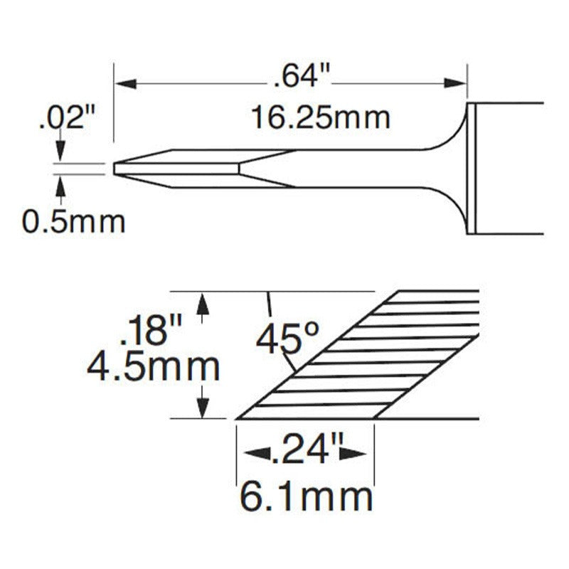 METCAL CARTRIDGE, KNIFE 5.97MM (0.235IN)