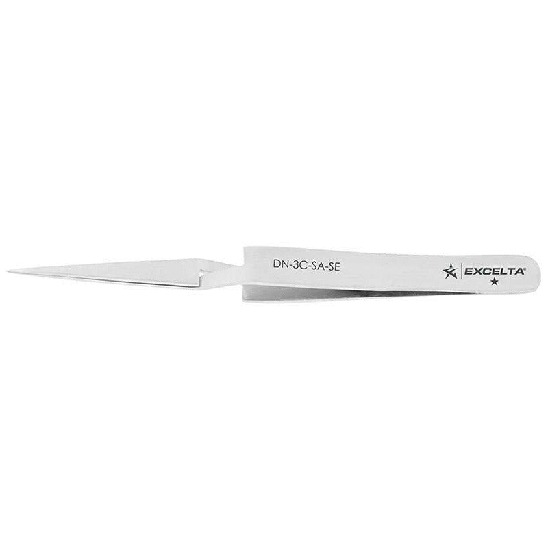 Excelta - 4.25" Straight, General Purpose Tweezer