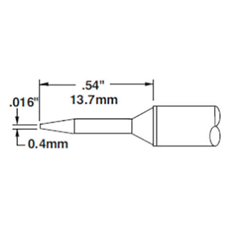 800 Series Sharp Conical Soldering Tip Cartridge