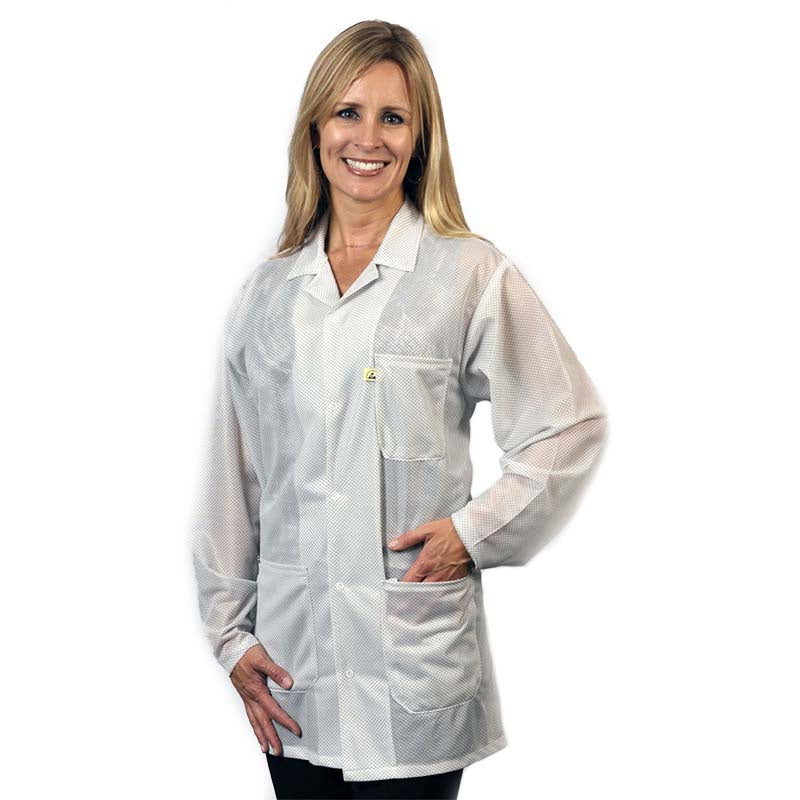 White ESD Smock - Large